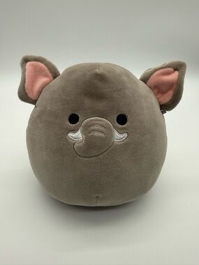 Kellytoy Squishmallow Mila The Elephant 8” Gray Soft Animal Plush Pillow WithTag